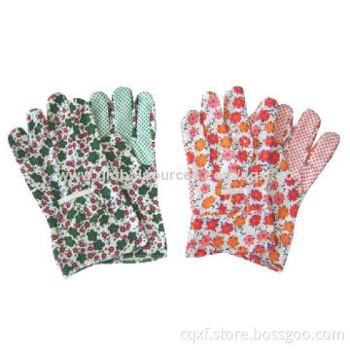 Garden Working Gloves with PVC Dots